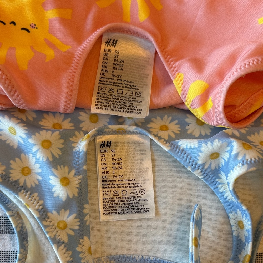 H&M Toddler One-Piece Swimsuits (2pcs) - Picture 3 of 3
